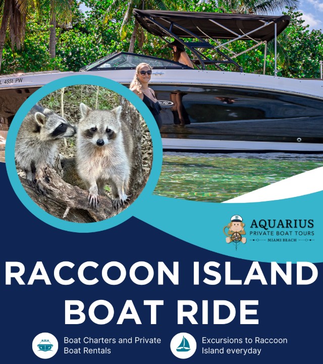 Book Boat Tour to Raccoon Island Miami