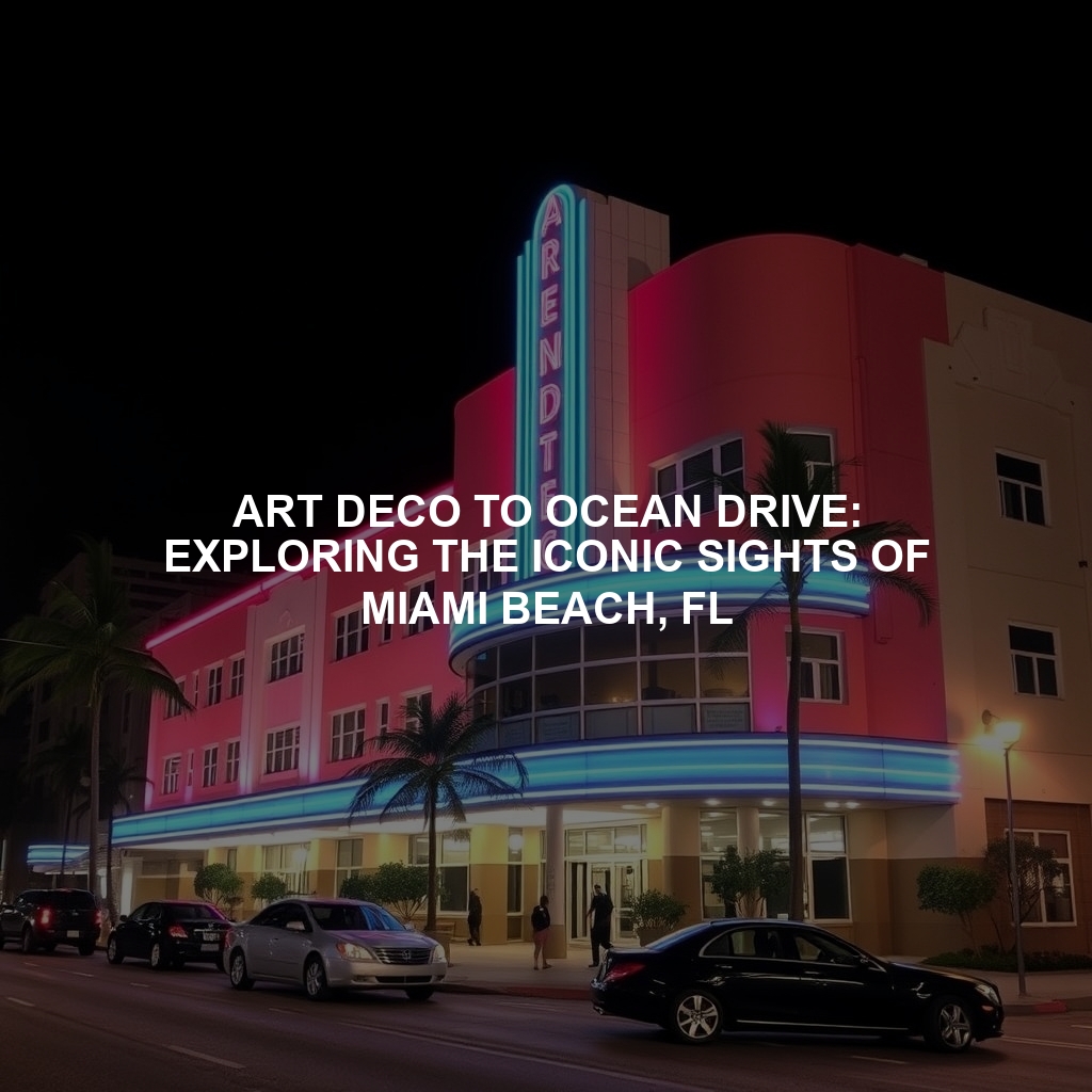 Art Deco To Ocean Drive: Exploring The Iconic Sights Of Miami Beach, Fl